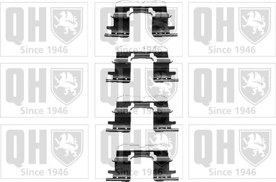 Quinton Hazell BFK888 - Komplet pribora, Pločica disk kočnice www.molydon.hr