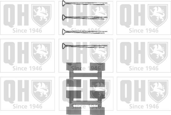 Quinton Hazell BFK760 - Komplet pribora, Pločica disk kočnice www.molydon.hr