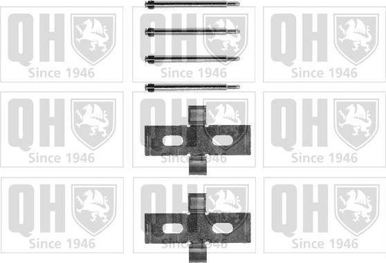 Quinton Hazell BFK709 - Komplet pribora, Pločica disk kočnice www.molydon.hr