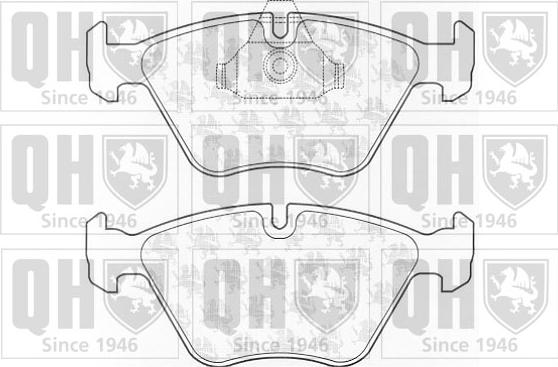 Quinton Hazell BP926 - Komplet Pločica, disk-kočnica www.molydon.hr