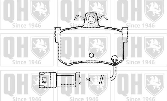 Quinton Hazell BP409 - Komplet Pločica, disk-kočnica www.molydon.hr