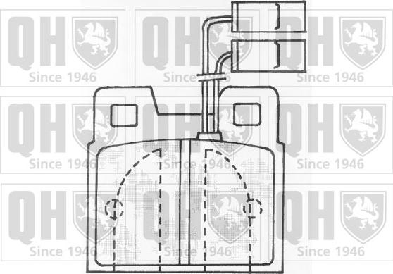 Quinton Hazell BP527 - Komplet Pločica, disk-kočnica www.molydon.hr