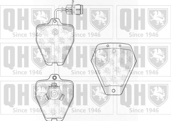 Quinton Hazell BP1037 - Komplet Pločica, disk-kočnica www.molydon.hr