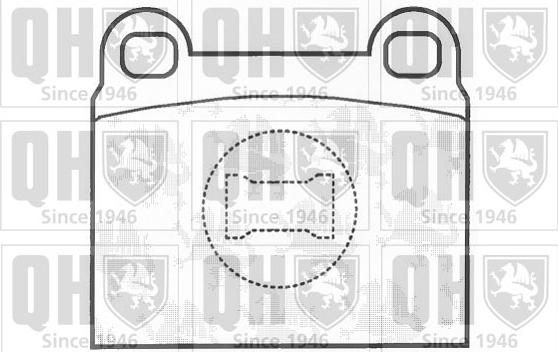 Quinton Hazell BP136 - Komplet Pločica, disk-kočnica www.molydon.hr