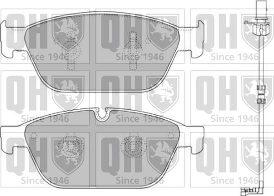 Quinton Hazell BP1748 - Komplet Pločica, disk-kočnica www.molydon.hr