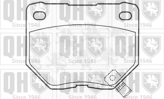 Quinton Hazell BP894 - Komplet Pločica, disk-kočnica www.molydon.hr