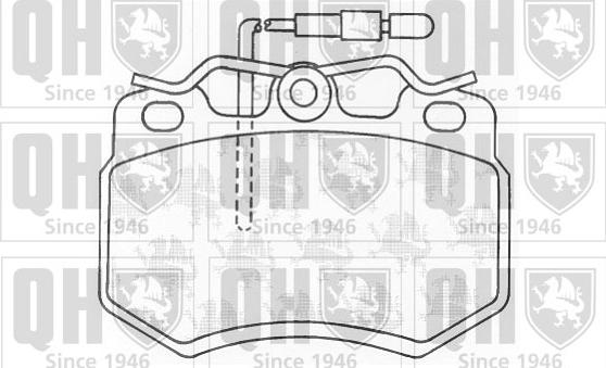 Quinton Hazell BP377 - Komplet Pločica, disk-kočnica www.molydon.hr