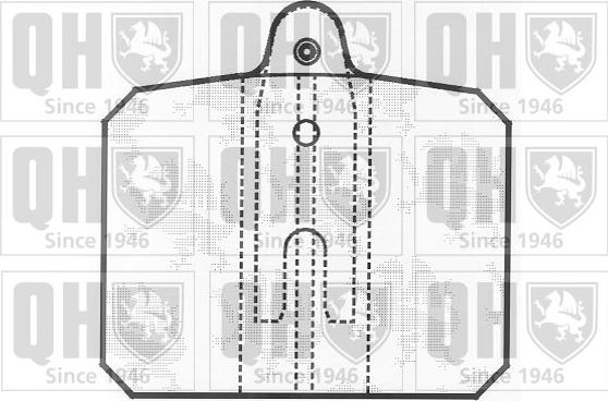 Quinton Hazell BP206 - Komplet Pločica, disk-kočnica www.molydon.hr