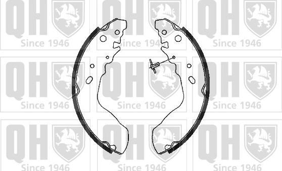 Quinton Hazell BS997 - Komplet kočnica, bubanj kočnice www.molydon.hr