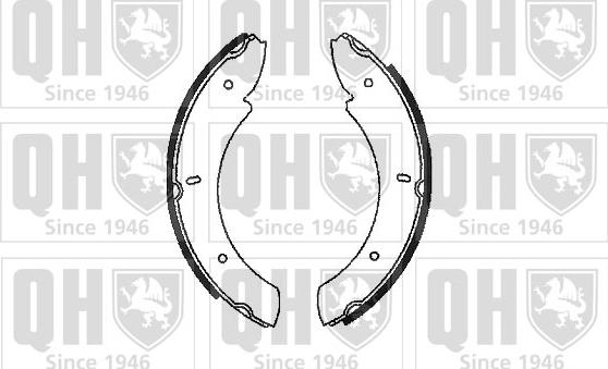 Quinton Hazell BS938 - Komplet kočionih obloga, rucna kočnica www.molydon.hr
