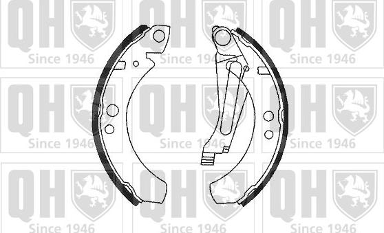 Quinton Hazell BS556 - Komplet kočnica, bubanj kočnice www.molydon.hr
