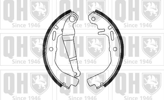 Quinton Hazell BS560 - Komplet kočnica, bubanj kočnice www.molydon.hr