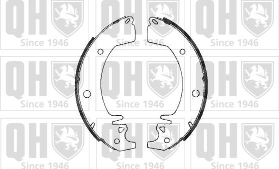 Quinton Hazell BS676 - Komplet kočnica, bubanj kočnice www.molydon.hr