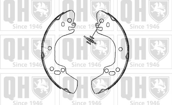 Quinton Hazell BS1031 - Komplet kočnica, bubanj kočnice www.molydon.hr