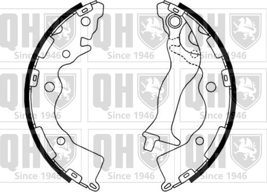 Quinton Hazell BS1185 - Komplet kočnica, bubanj kočnice www.molydon.hr