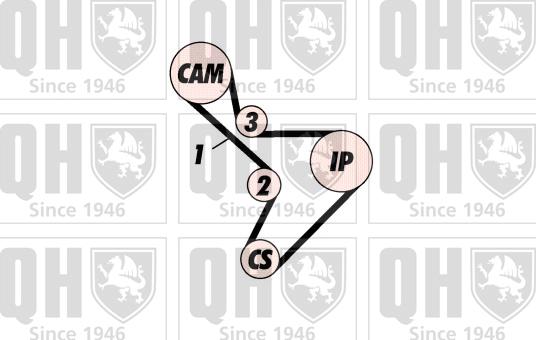 Quinton Hazell QBK317 - Komplet zupčastog remena www.molydon.hr