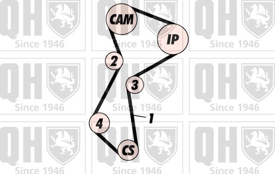 Quinton Hazell QBK274 - Komplet zupčastog remena www.molydon.hr