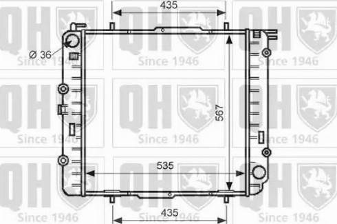 Quinton Hazell QER1762 - Hladnjak, hladjenje motora www.molydon.hr