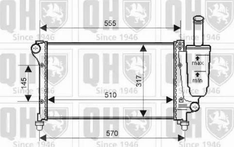 Quinton Hazell QER2148 - Hladnjak, hladjenje motora www.molydon.hr