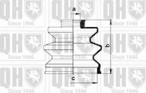 Quinton Hazell QJB291 - Manžeta, Pogonska osovina www.molydon.hr