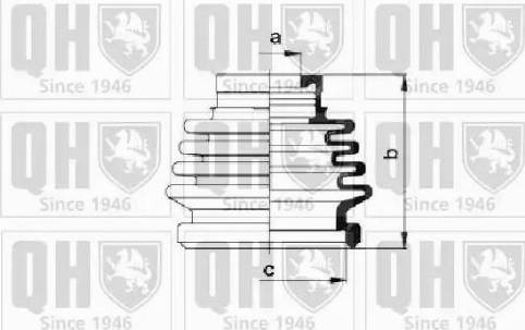 Quinton Hazell QJB274 - Manžeta, Pogonska osovina www.molydon.hr