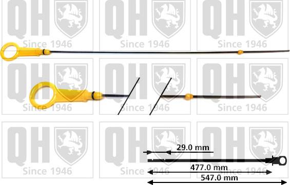 Quinton Hazell QOD147 - Šipka za mjerenje ulja www.molydon.hr