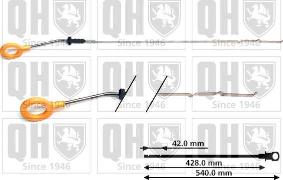 Quinton Hazell QOD139 - Šipka za mjerenje ulja www.molydon.hr