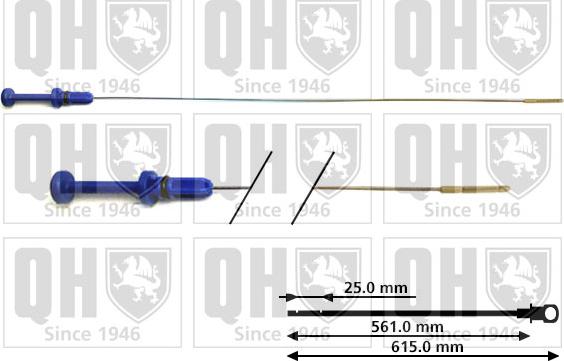 Quinton Hazell QOD137 - Šipka za mjerenje ulja www.molydon.hr