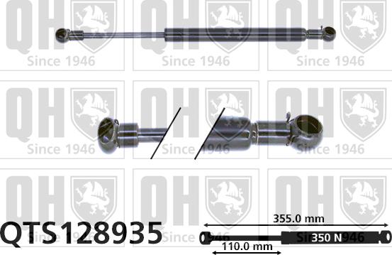 Quinton Hazell QTS128935 - Plinski amortizer, hauba motora www.molydon.hr