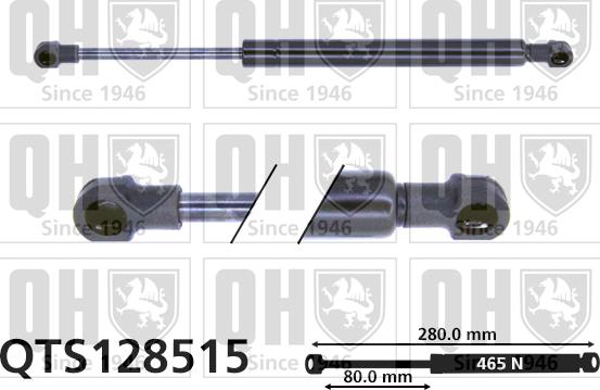 Quinton Hazell QTS128515 - Plinski amortizer, prtljaznik/utovarni prostor www.molydon.hr