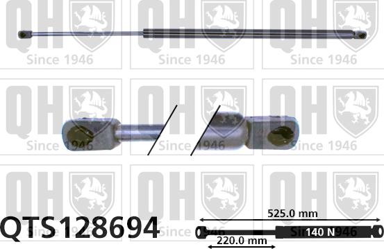 Quinton Hazell QTS128694 - Plinski amortizer, zadnji vjetrobran www.molydon.hr