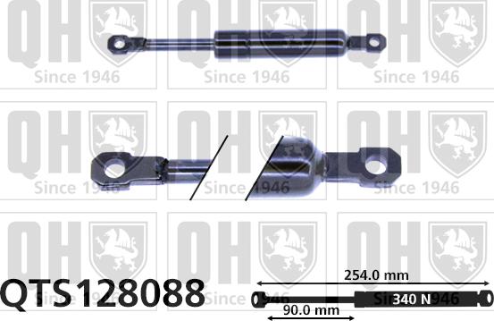 Quinton Hazell QTS128088 - Plinski amortizer, prtljaznik/utovarni prostor www.molydon.hr