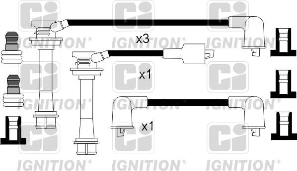 Quinton Hazell XC691 - Set kablova za paljenje www.molydon.hr