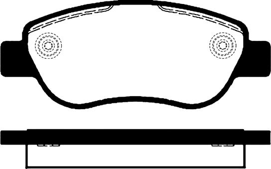 ATE 603849 - Komplet Pločica, disk-kočnica www.molydon.hr