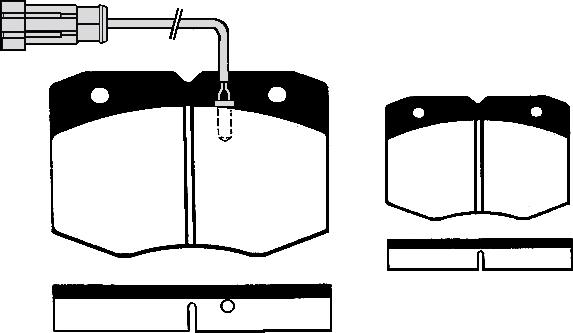 Kawe 81356 - Komplet Pločica, disk-kočnica www.molydon.hr