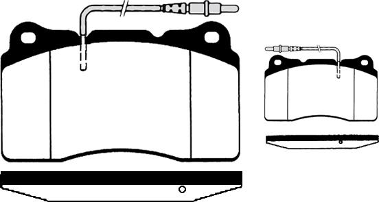 Japanparts PA-0622MK - Komplet Pločica, disk-kočnica www.molydon.hr