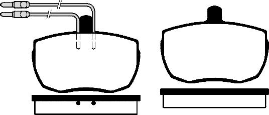 BOSCH BP711 - Komplet Pločica, disk-kočnica www.molydon.hr