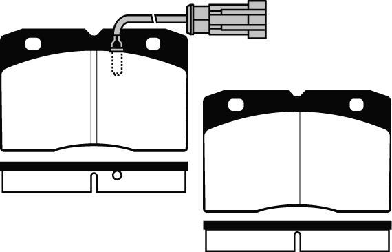 ACDelco AC658881D - Komplet Pločica, disk-kočnica www.molydon.hr