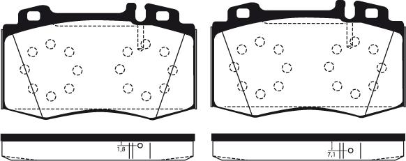 Raicam RA.0791.1 - Komplet Pločica, disk-kočnica www.molydon.hr