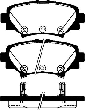 Sangsin Brake GP1730 - Komplet Pločica, disk-kočnica www.molydon.hr