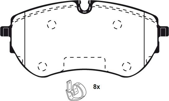 Raicam RA12440 - Komplet Pločica, disk-kočnica www.molydon.hr