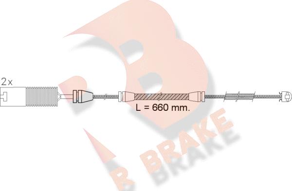 R Brake 610497RB - Signalni kontakt, trosenje kočione plocice www.molydon.hr