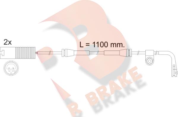 R Brake 610457RB - Signalni kontakt, trosenje kočione plocice www.molydon.hr