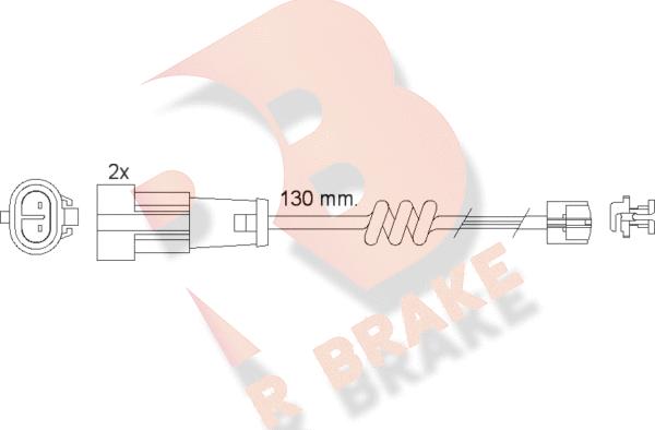 R Brake 610469RB - Signalni kontakt, trosenje kočione plocice www.molydon.hr