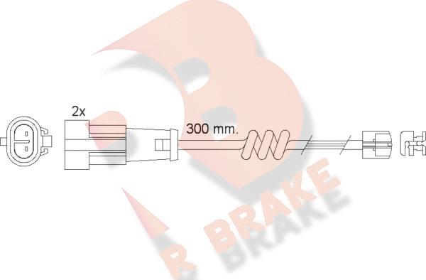 R Brake 610470RB - Signalni kontakt, trosenje kočione plocice www.molydon.hr