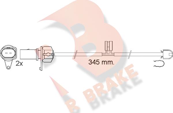 R Brake 610544RB - Signalni kontakt, trosenje kočione plocice www.molydon.hr