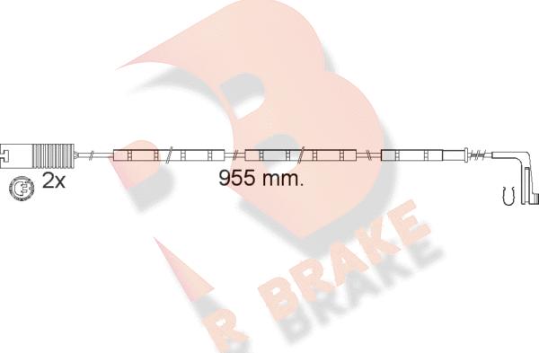 R Brake 610541RB - Signalni kontakt, trosenje kočione plocice www.molydon.hr