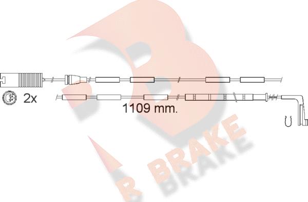 R Brake 610542RB - Signalni kontakt, trosenje kočione plocice www.molydon.hr