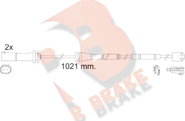 R Brake 610554RB - Signalni kontakt, trosenje kočione plocice www.molydon.hr