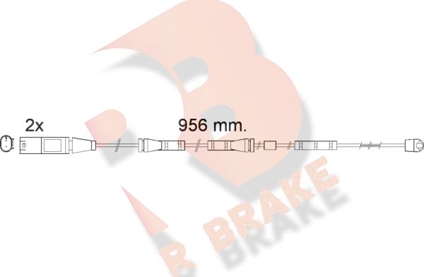 R Brake 610556RB - Signalni kontakt, trosenje kočione plocice www.molydon.hr